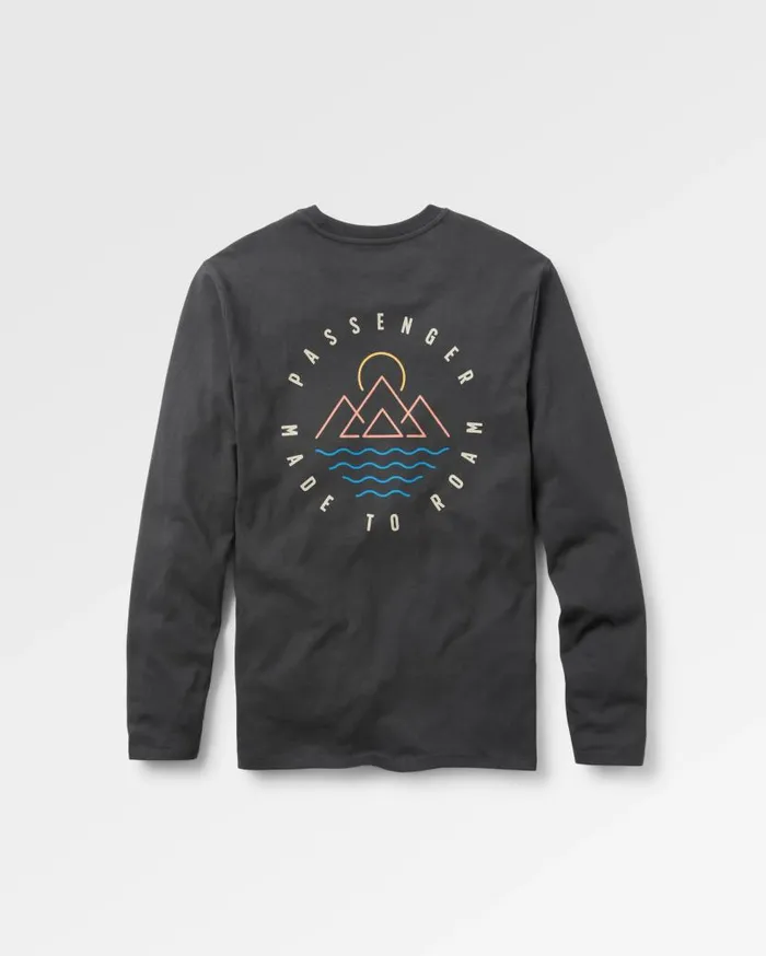 Men Tops Passenger Escapism Recycled LS TShirt Black Black