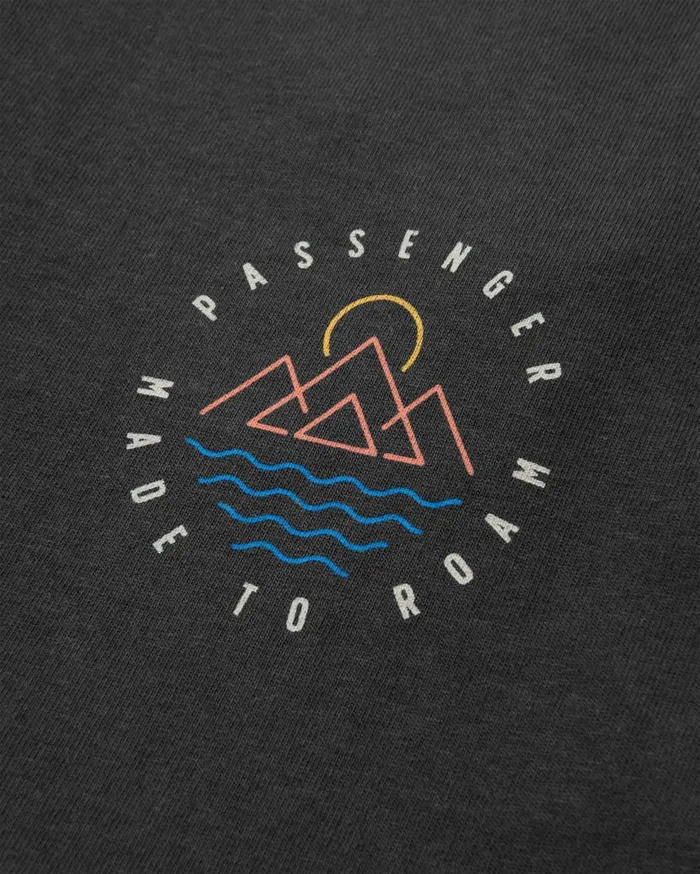 Men Tops Passenger Escapism Recycled LS TShirt Black Black
