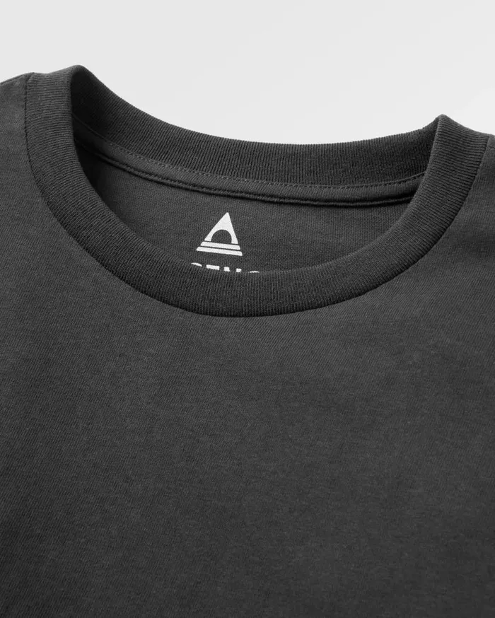 Men Tops Passenger Escapism Recycled LS TShirt Black Black