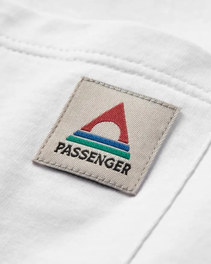 Men Tops Passenger Heritage Recycled Relaxed Fit TShirt White White