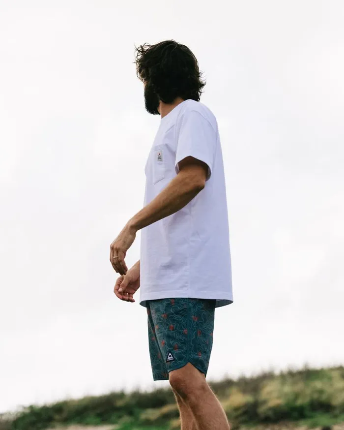 Men Tops Passenger Heritage Recycled Relaxed Fit TShirt White White