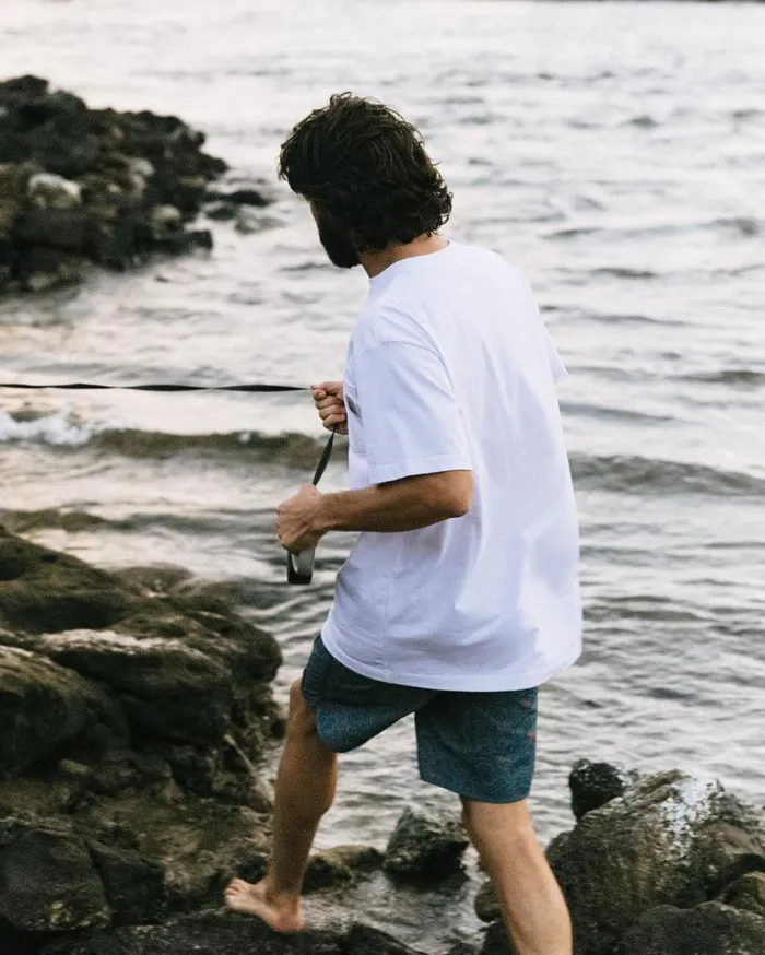 Men Tops Passenger Heritage Recycled Relaxed Fit TShirt White White