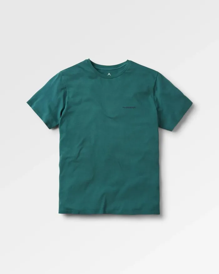 Men Tops Passenger Made To Roam Recycled Cotton TShirt Deep Ocean Deep Ocean
