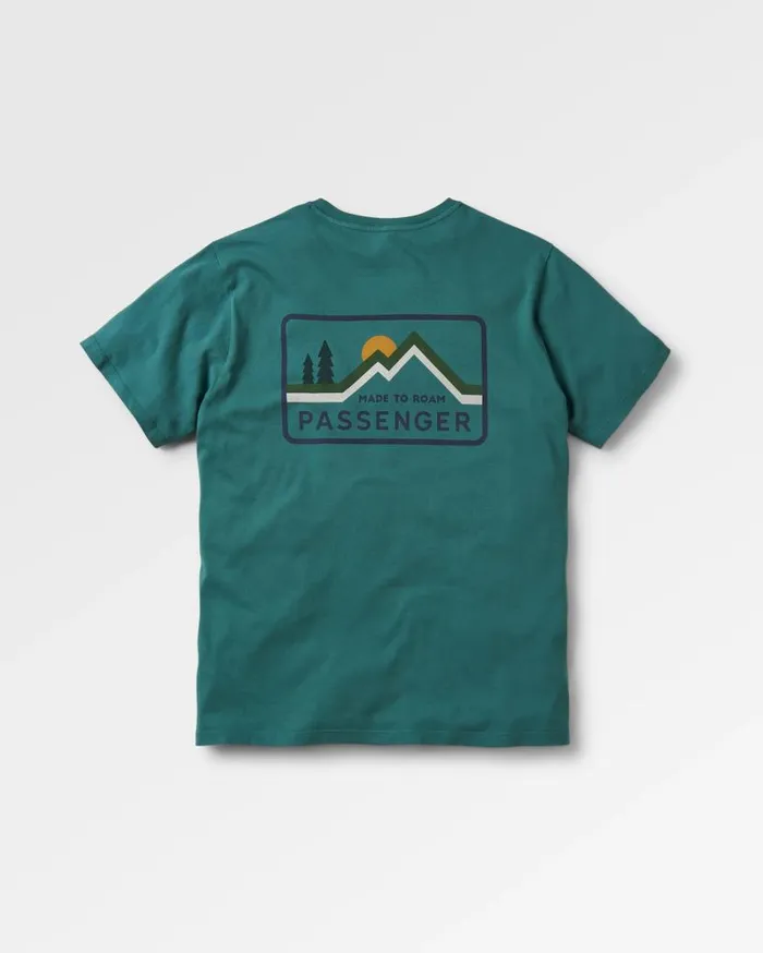 Men Tops Passenger Made To Roam Recycled Cotton TShirt Deep Ocean Deep Ocean