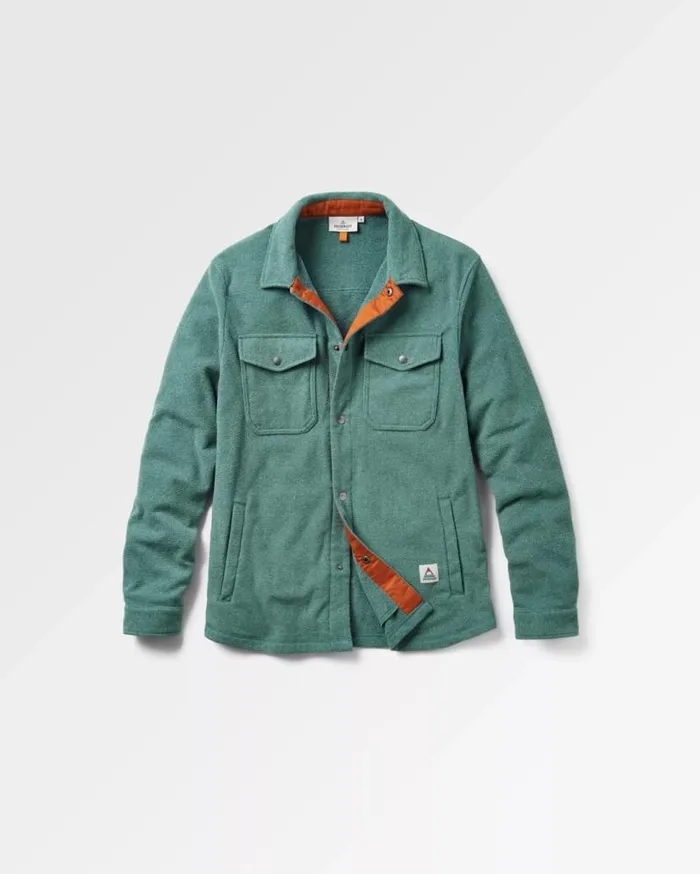 Men Tops Passenger Maple Recycled Polar Fleece Shirt Mediterranean Marl Mediterranean Marl Men Tops Passenger Maple Recycled Polar Fleece Shirt Mediterranean Marl Mediterranean Marl