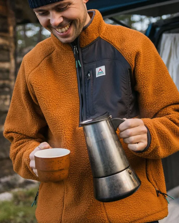 Men Tops Passenger Offgrid 20 12 Zip Recycled Sherpa Fleece Glazed Ginger Glazed Ginger Men Tops Passenger Offgrid 20 12 Zip Recycled Sherpa Fleece Glazed Ginger Glazed Ginger