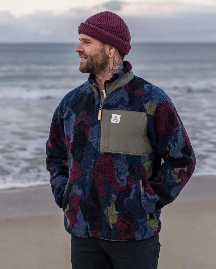 Men Tops Passenger Offroad Recycled Sherpa 12 Zip Fleece Sycamore Pattern Sycamore Pattern Men Tops Passenger Offroad Recycled Sherpa 12 Zip Fleece Sycamore Pattern Sycamore Pattern