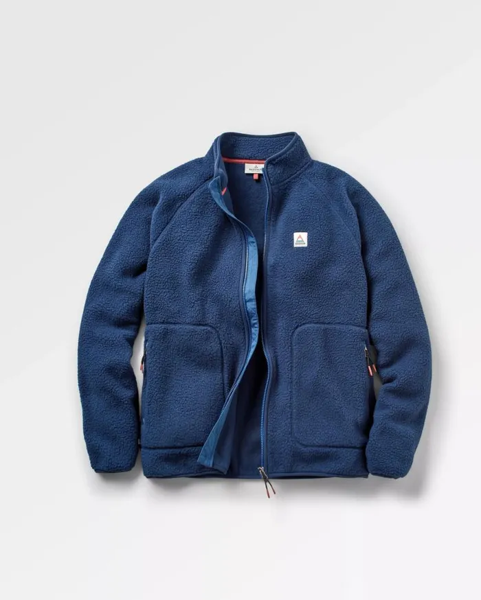 Men Tops Passenger Tripper 20 Full Zip Recycled Sherpa Fleece Rich Navy Rich Navy