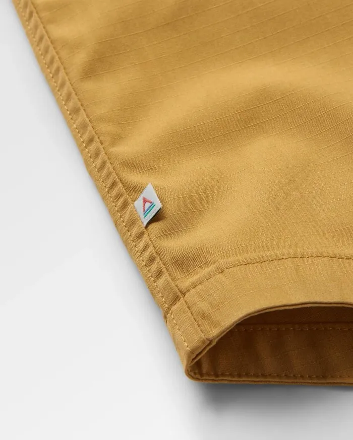 Men Tops Passenger Way Ripstop Short Sleeve Shirt Mustard Gold Mustard Gold