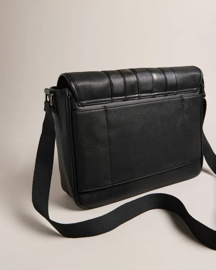 Men WAYVON 8211 House Check PU Messenger Bag Black Ted Baker Cross Body Bags Men WAYVON 8211 House Check PU Messenger Bag Black Ted Baker Cross Body Bags
