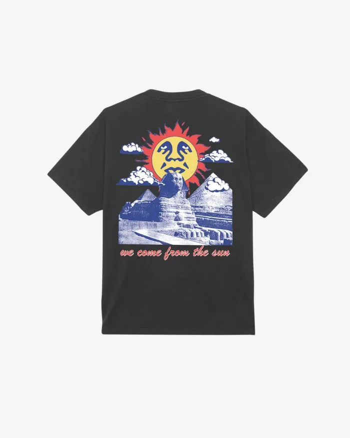 Men WE COME FROM THE SUN HEAVYWEIGHT TSHIRT White OBEY Clothing TSHIRTS