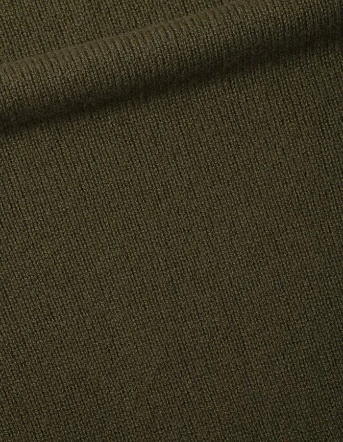 Men Wide Roll Neck Kelp Margaret Howell Knitwear