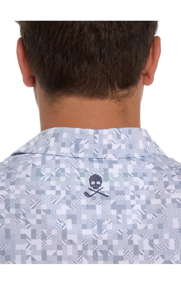 Men WOODERSON PERFORMANCE POLO Pink Robert Graham Polos and TShirts