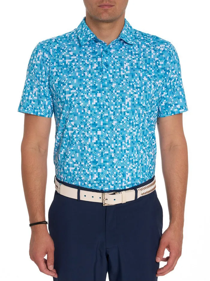Men WOODERSON PERFORMANCE POLO Pink Robert Graham Polos and TShirts