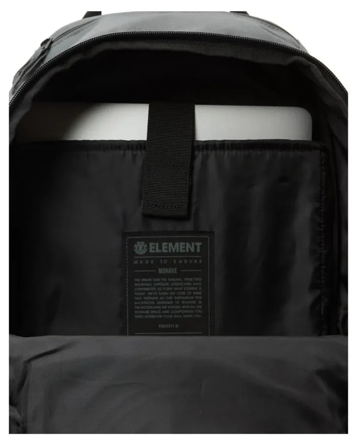 MenYouth Element Backpacks and Bags Mohave 30 L Large Skate Backpack Grey MenYouth Element Backpacks and Bags Mohave 30 L Large Skate Backpack Grey