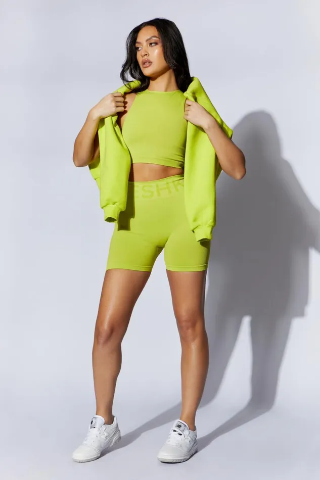 Meshki Activewear Danica Seamless Shorts 8211 Lime Green Limegreen 8211 Women Meshki Activewear Danica Seamless Shorts 8211 Lime Green Limegreen 8211 Women