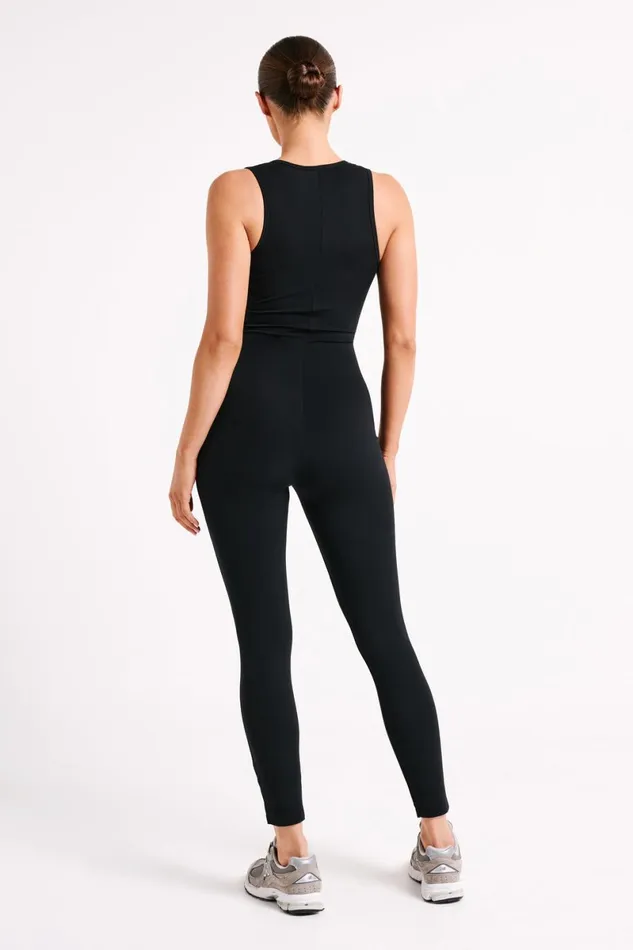 Meshki Activewear Malone Sleeveless Jumpsuit 8211 Black Black 8211 Women