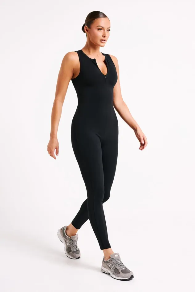 Meshki Activewear Malone Sleeveless Jumpsuit 8211 Black Black 8211 Women