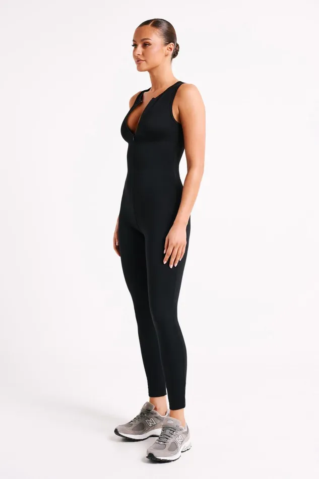 Meshki Activewear Malone Sleeveless Jumpsuit 8211 Black Black 8211 Women