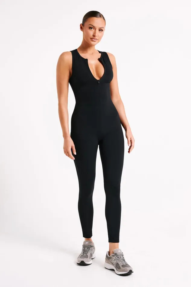 Meshki Activewear Malone Sleeveless Jumpsuit 8211 Black Black 8211 Women