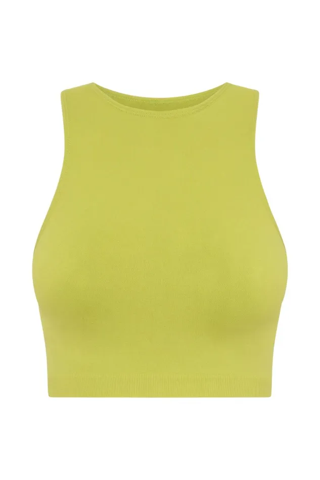 Meshki Activewear Pippa Racer Tank Top 8211 Lime Green Limegreen 8211 Women Meshki Activewear Pippa Racer Tank Top 8211 Lime Green Limegreen 8211 Women