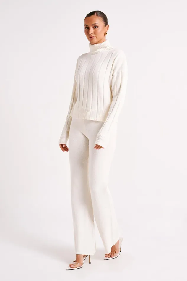 Meshki Basic Tops Cupid Long Sleeve Turtle Neck 8211 Ivory Ivory 8211 Women