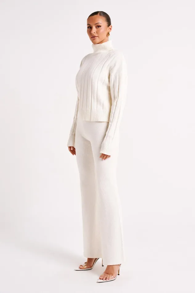 Meshki Basic Tops Cupid Long Sleeve Turtle Neck 8211 Ivory Ivory 8211 Women