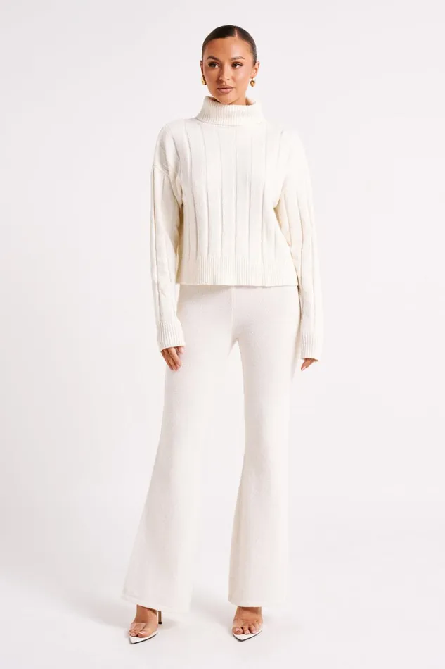 Meshki Basic Tops Cupid Long Sleeve Turtle Neck 8211 Ivory Ivory 8211 Women