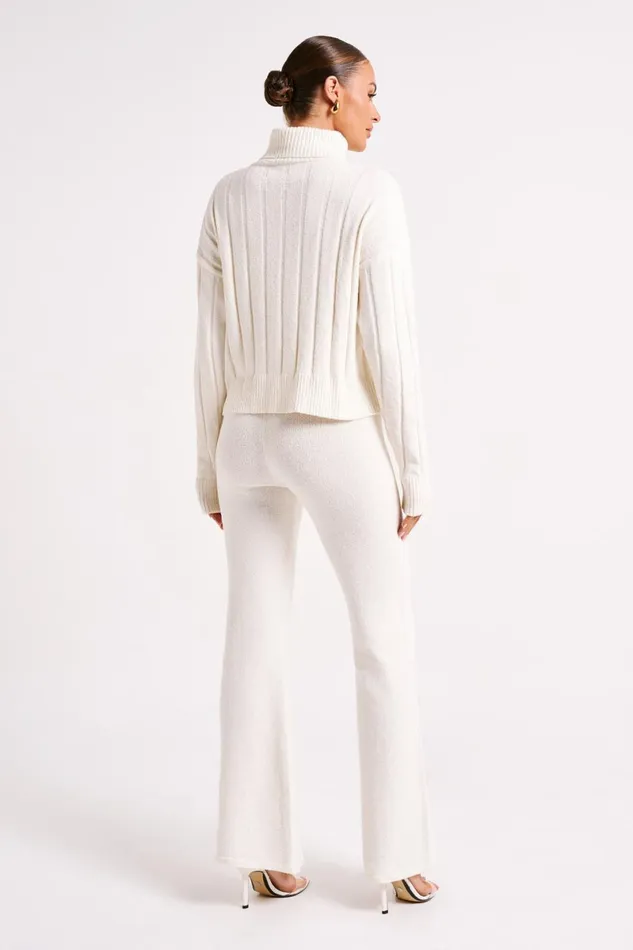 Meshki Basic Tops Cupid Long Sleeve Turtle Neck 8211 Ivory Ivory 8211 Women