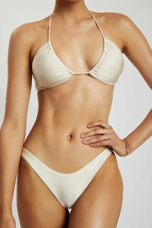 Meshki Bikini Bottoms Bambi Cheeky Cut Bikini Bottoms 8211 Ivory Ivory 8211 Women Meshki Bikini Bottoms Bambi Cheeky Cut Bikini Bottoms 8211 Ivory Ivory 8211 Women