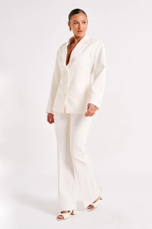 Meshki Blazers Addie Suiting Blazer 8211 Ivory Ivory 8211 Women