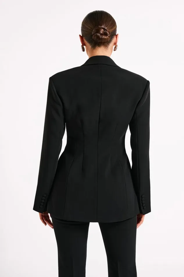 Meshki Blazers Greer Hourglass Suiting Blazer 8211 Black Black 8211 Women
