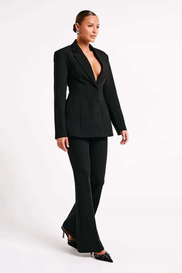 Meshki Blazers Greer Hourglass Suiting Blazer 8211 Black Black 8211 Women