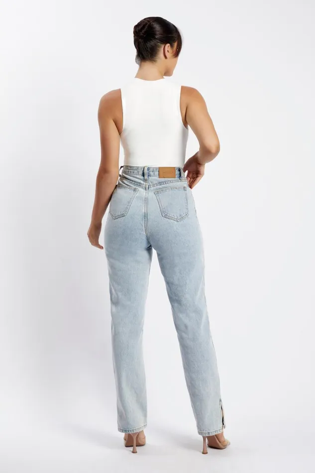 Meshki Bodysuits Jordyn Tank Sleeveless Bodysuit 8211 White White 8211 Women
