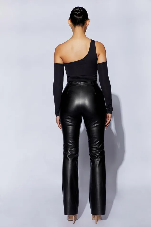 Meshki Bodysuits Lexi One Shoulder Cut Out Bodysuit 8211 Black Black 8211 Women Meshki Bodysuits Lexi One Shoulder Cut Out Bodysuit 8211 Black Black 8211 Women