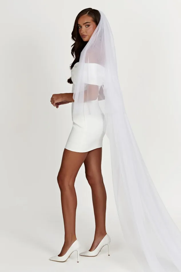 Meshki Brides Margareta Veil 8211 White White 8211 Women
