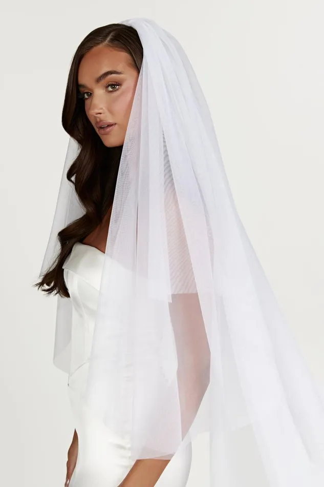 Meshki Brides Margareta Veil 8211 White White 8211 Women