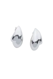 Meshki Bridesmaids Zadie Double Teardrop Earrings 8211 Silver Silver 8211 Women