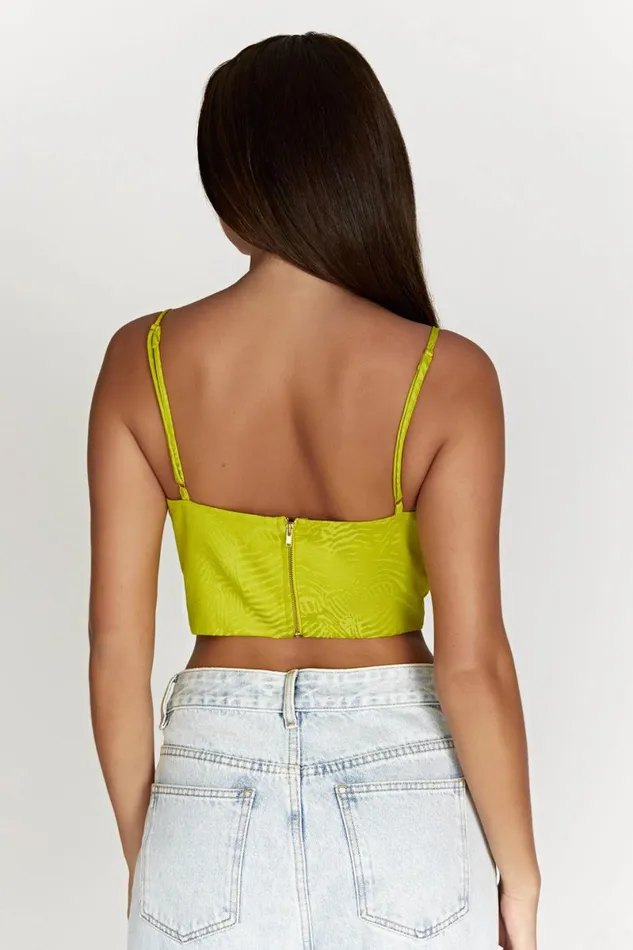 Meshki Corsets Maggie Underwire Corset Top 8211 Chartreuse Chartreuse 8211 Women Meshki Corsets Maggie Underwire Corset Top 8211 Chartreuse Chartreuse 8211 Women