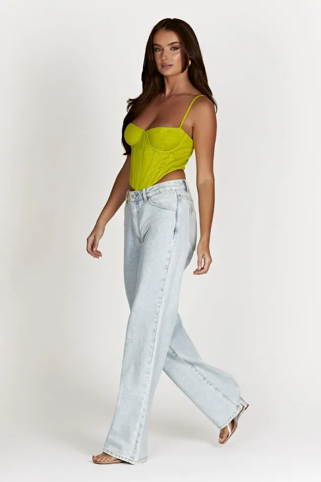 Meshki Corsets Maggie Underwire Corset Top 8211 Chartreuse Chartreuse 8211 Women Meshki Corsets Maggie Underwire Corset Top 8211 Chartreuse Chartreuse 8211 Women