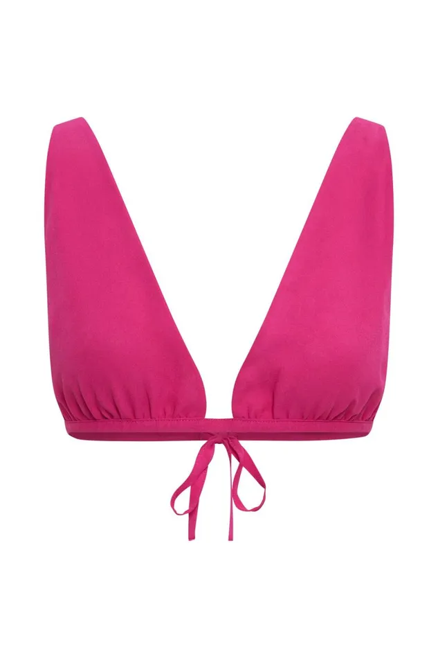Meshki Crop Tops Daisie Chiffon Top 8211 Candy Pink Candypink 8211 Women