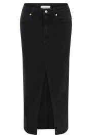 Meshki Denim Acacia Denim Midi Skirt 8211 Washed Black Washedblack 8211 Women