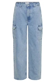 Meshki Denim Jagger Relaxed Denim Jean 8211 Mid Blue Midblue 8211 Women