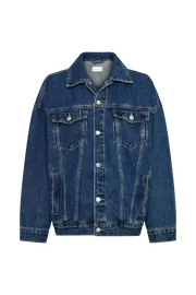 Meshki Denim Sion Oversized Denim Jacket 8211 Dark Blue Darkblue 8211 Women