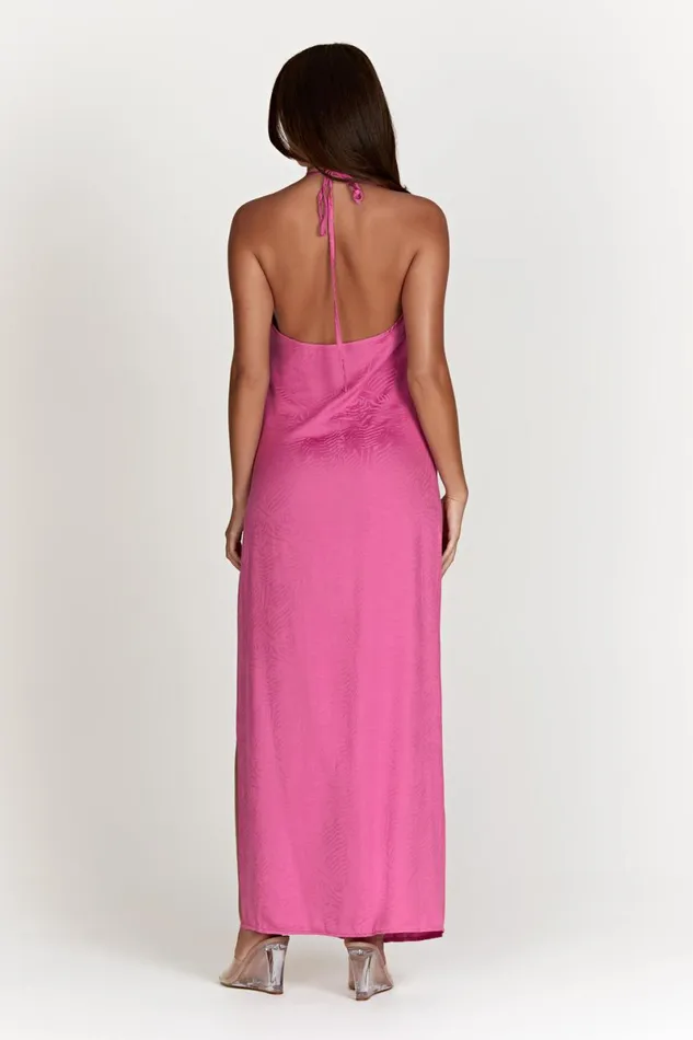 Meshki Maxi Dresses Aaliyah Plunge Neck Maxi Dress 8211 Rose Pink Rosepink 8211 Women Meshki Maxi Dresses Aaliyah Plunge Neck Maxi Dress 8211 Rose Pink Rosepink 8211 Women