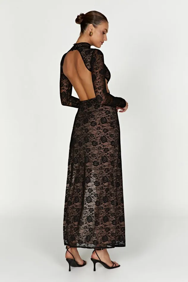 Meshki Maxi Dresses Callista Lace Maxi Dress 8211 Black Black 8211 Women