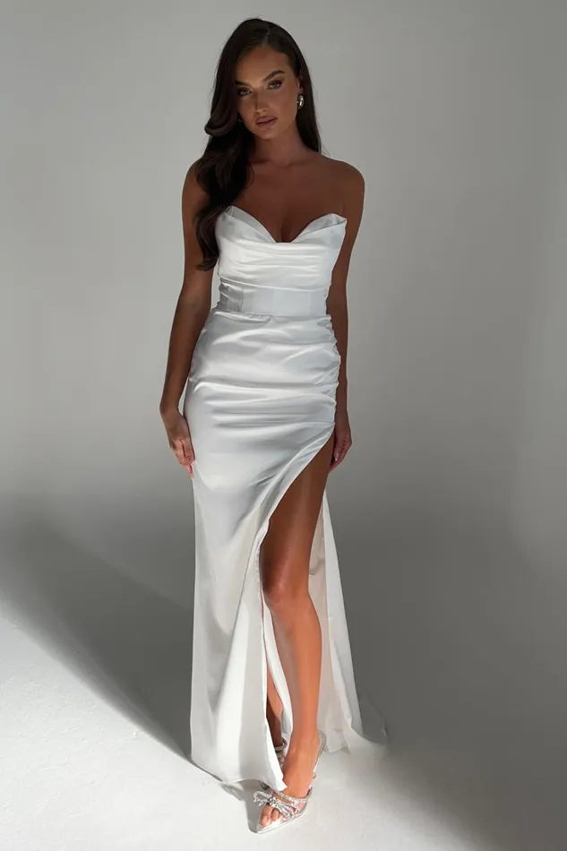 Meshki Maxi Dresses Marilyn Corset Gown 8211 White White 8211 Women