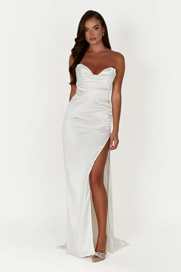 Meshki Maxi Dresses Marilyn Corset Gown 8211 White White 8211 Women