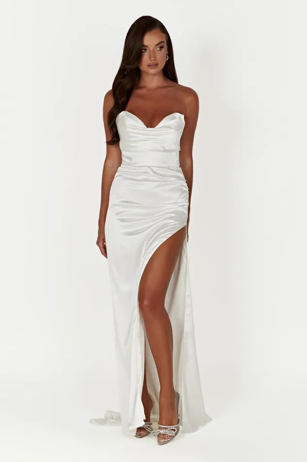 Meshki Maxi Dresses Marilyn Corset Gown 8211 White White 8211 Women