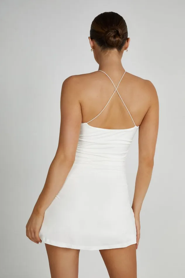 Meshki Mini Dresses Adeline Rose Halter Mini Dress 8211 White White 8211 Women